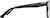 Side view of Aviator Glasses 4476121 in Black thumbnail