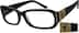 Rectangle Glasses 447621 in Black