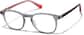 Angle view of Kids' Square Glasses 4476212 in Gray thumbnail