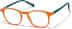Kids' Square Glasses 4476242 in Orange
