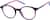 Angle view of Round Glasses 4476317 in Purple thumbnail