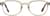 Front view of Oval Glasses 4476415 in Brown thumbnail