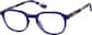 Angle view of Oval Glasses 4476416 in Blue thumbnail