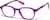 Angle view of Oval Glasses 4476417 in Purple thumbnail