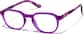 Angle view of Oval Glasses 4476417 in Purple thumbnail