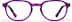Oval Glasses 4476417 in Purple