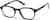 Angle view of Oval Glasses 4476421 in Black thumbnail