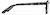 Side view of Oval Glasses 4476421 in Black thumbnail