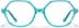 Geometric Glasses 4476516 in Blue