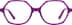 Geometric Glasses 4476517 in Purple
