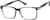 Angle view of Rectangle Glasses 4476612 in Gray thumbnail