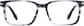 Front view of Rectangle Glasses 4476612 in Gray thumbnail