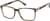 Angle view of Rectangle Glasses 4476615 in Brown thumbnail