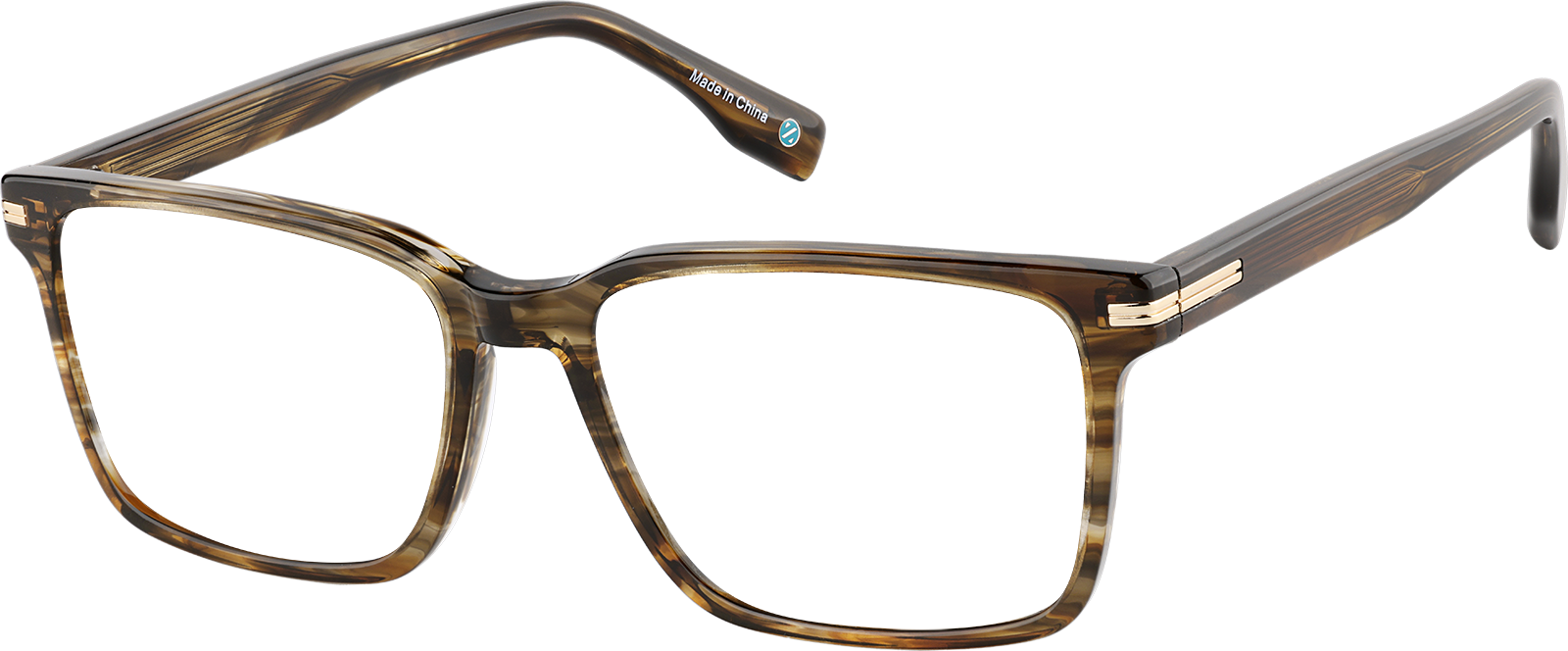 Tortoiseshell Square Glasses #4474125 | Zenni Optical