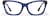 Front view of Cat-Eye Sunglasses 4476716 in Blue thumbnail