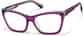 Angle view of Cat-Eye Sunglasses 4476717 in Purple thumbnail