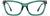 Front view of Cat-Eye Sunglasses 4476724 in Green thumbnail