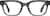 Front view of Rectangle Glasses 4476812 in Gray thumbnail