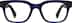 Rectangle Glasses 4476816 in Blue