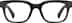 Rectangle Glasses 4476821 in Black