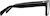 Side view of Rectangle Glasses 4476821 in Black thumbnail