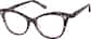 Angle view of Opulence Glasses 4478039 in Purple Tortoiseshell thumbnail