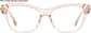Front view of Metamorphosis Glasses 4478119 in Pink thumbnail
