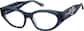 Angle view of Rising Glow Glasses 4478216 in Blue thumbnail