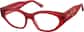 Angle view of Rising Glow Glasses 4478218 in Red thumbnail