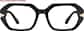 Front view of Renewal Glasses 4478321 in Black thumbnail