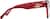 Side view of Golden Horizon 4478618 in Red thumbnail
