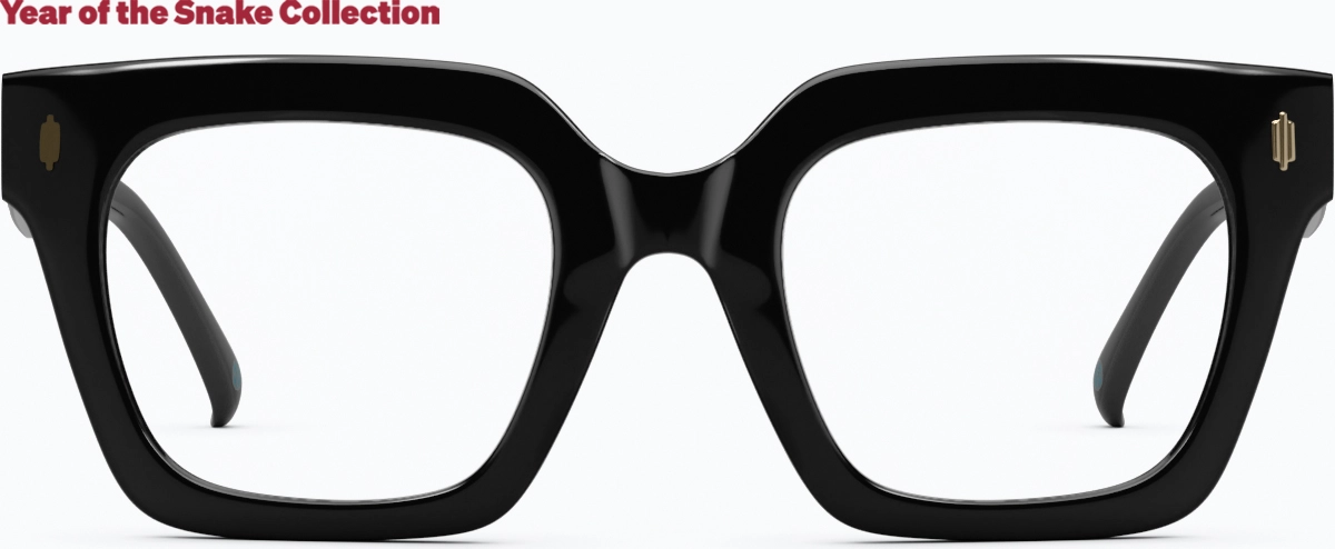 Front view of Golden Horizon Glasses 4478621 in Black thumbnail