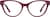 Front view of Cat-Eye Glasses 4478717 in Purple thumbnail