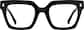 Front view of Square Glasses 4478821 in Black thumbnail