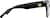 Side view of Square Glasses 4478821 in Black thumbnail
