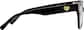 Side view of Square Glasses 4478821 in Black thumbnail