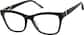 Angle view of Cat-Eye Glasses 4478921 in Black thumbnail