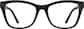 Front view of Cat-Eye Glasses 4478921 in Black thumbnail
