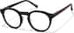 Angle view of Round Glasses 4479021 in Black thumbnail