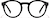 Front view of Round Glasses 4479021 in Black thumbnail