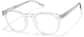 Angle view of Round Glasses 4479023 in Clear thumbnail