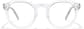 Front view of Round Glasses 4479023 in Clear thumbnail