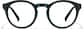 Front view of Round Glasses 4479024 in Green thumbnail