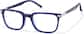 Angle view of Rectangle Glasses 4479116 in Blue thumbnail