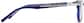 Side view of Rectangle Glasses 4479116 in Blue thumbnail