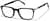 Angle view of Rectangle Glasses 4479121 in Black thumbnail
