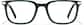 Front view of Rectangle Glasses 4479124 in Green thumbnail