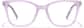 Front view of Cat-Eye Glasses 4479217 in Purple thumbnail