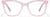 Front view of Cat-Eye Glasses 4479219 in Pink thumbnail