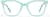 Front view of Cat-Eye Glasses 4479224 in Green thumbnail
